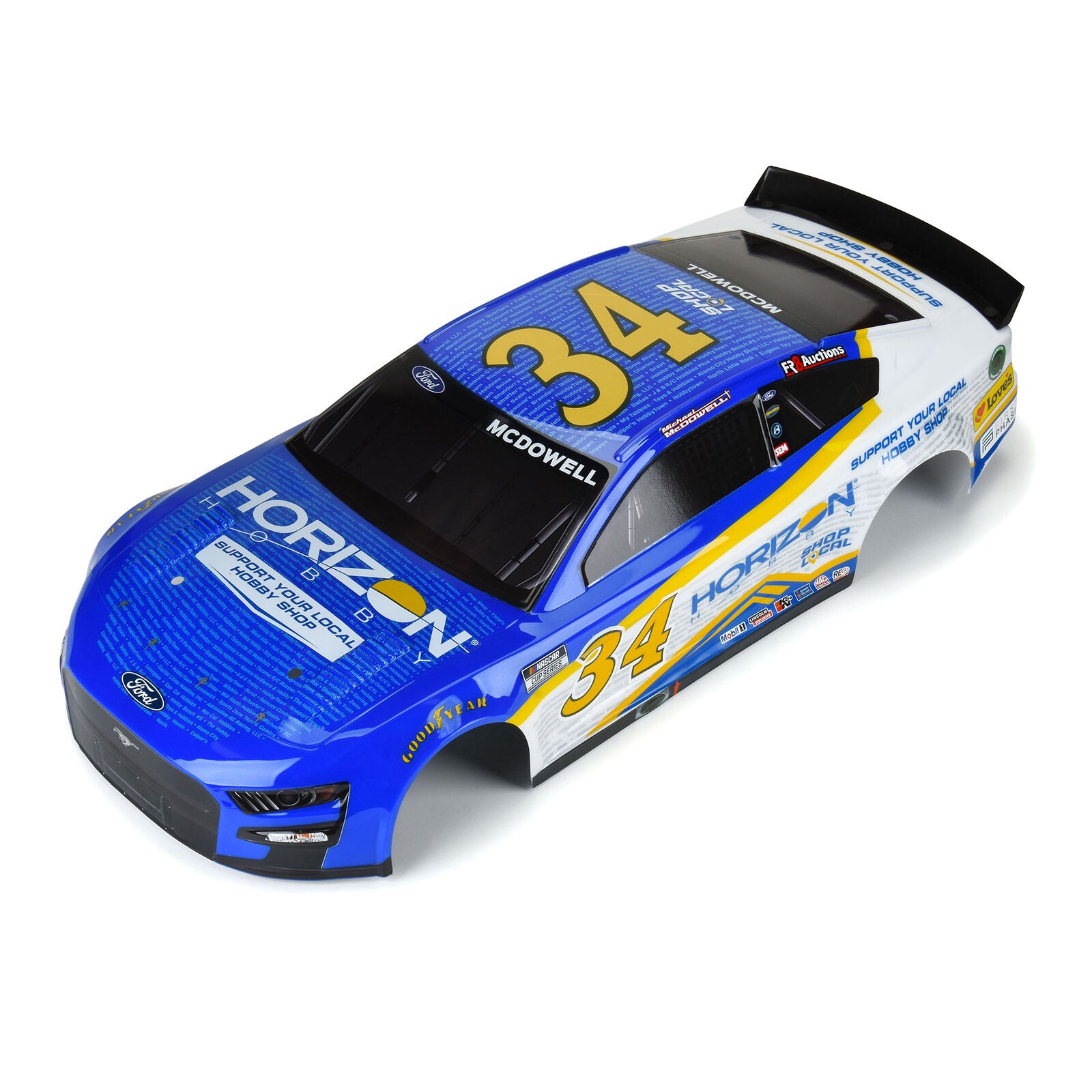 STORE PICKUP ONLY Limited Edition No.34 Ford Mustang NASCAR Cup Series Body: INFRACTION 6S